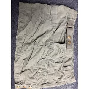 London Jean Cargo Shorts Women Size 6 Olive Green Utility Hiking Military Style